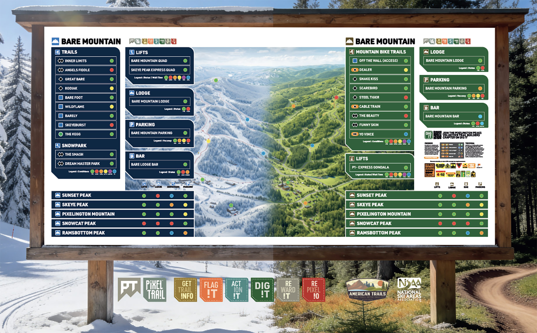 Multi-season display