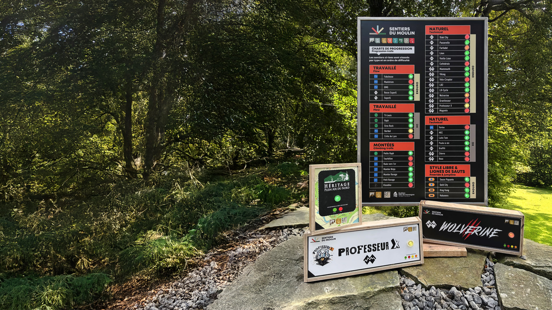 Outdoor signal panel
